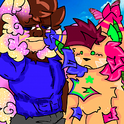Для цепочки из группы Poppy friends. (Александр стал бабочкой, Вихаи в замешательстве)